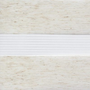   Рулонная штора День Ночь Lm Decor Грация LB 10-09 (48x160) белый лён